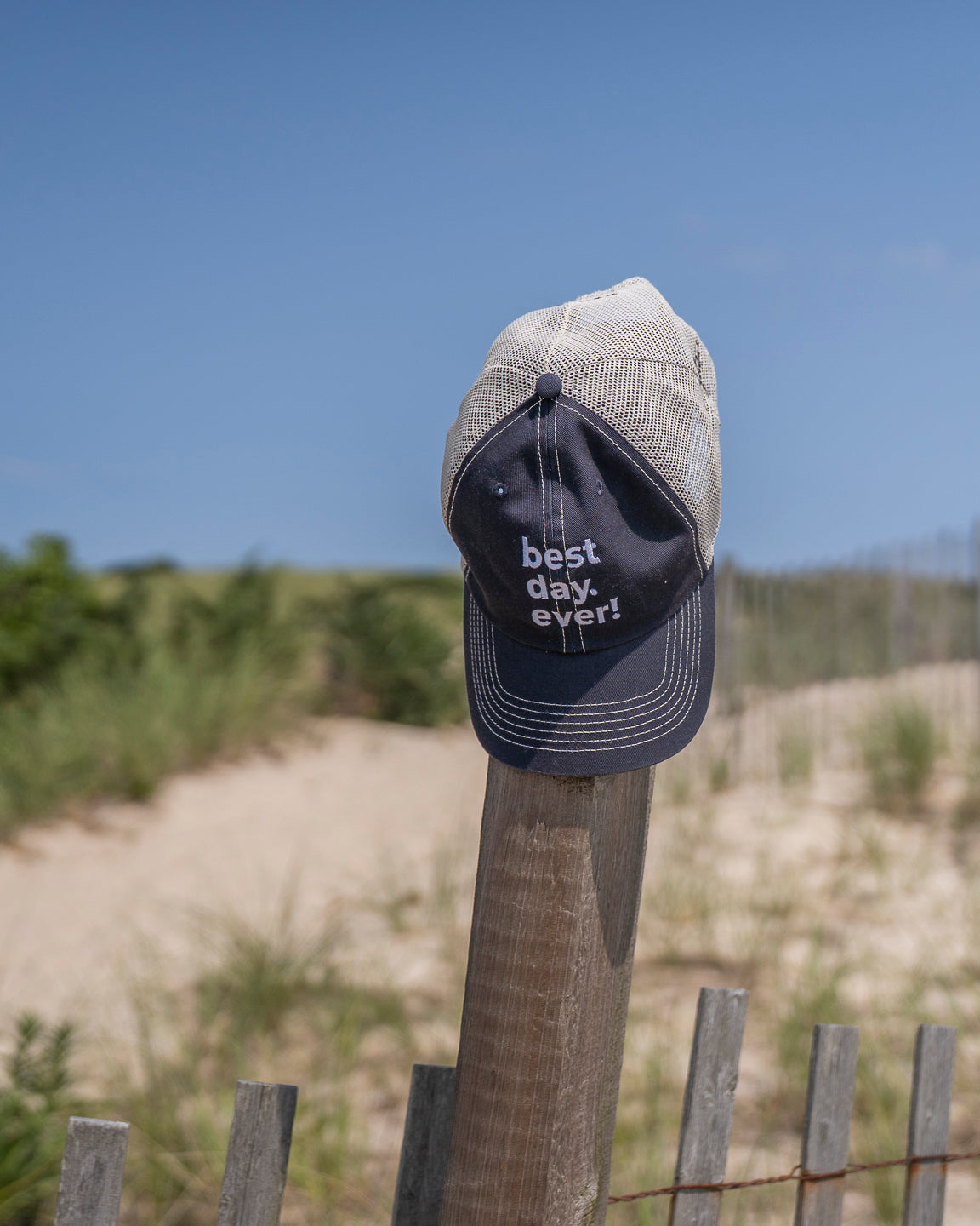 Best Day Ever Hat - mesh navy