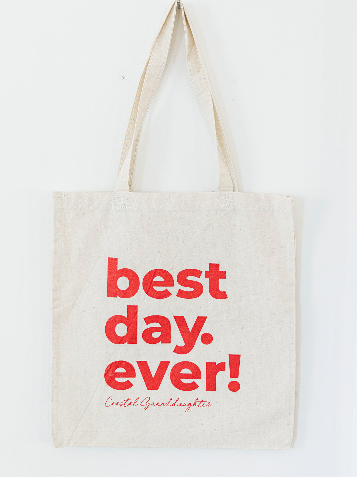 Best Day Ever Tote Bag - Red