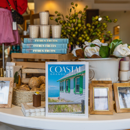Coastal Granddaughter Cape Cod Coffee Table Book Case (6 Books)