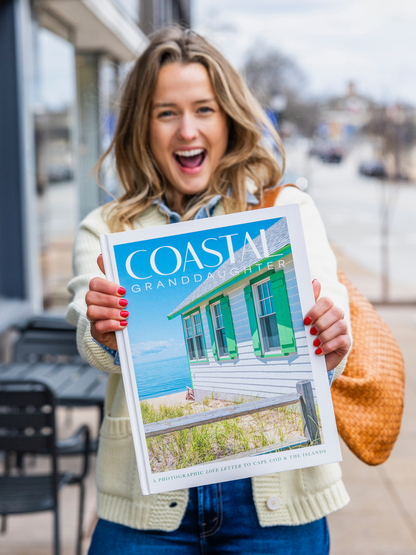Coastal Granddaughter Cape Cod Coffee Table Book Case (6 Books)